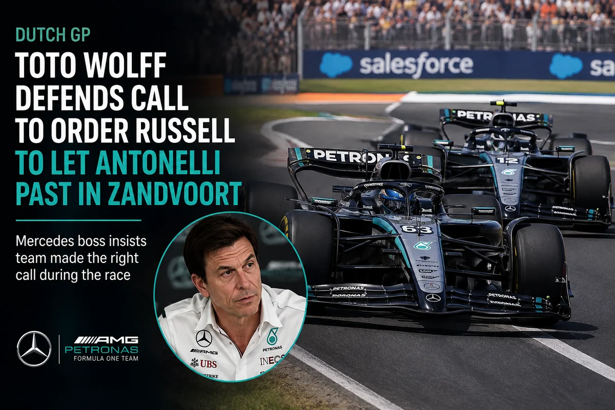 Sixteen Laps, One Order: Inside the Mercedes Swap That Cost Russell a Place at Zandvoort