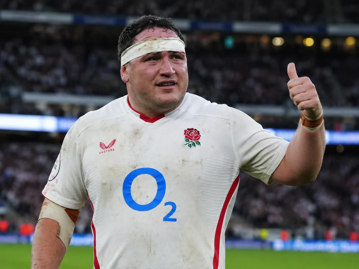 Jamie George gives a thumbs up